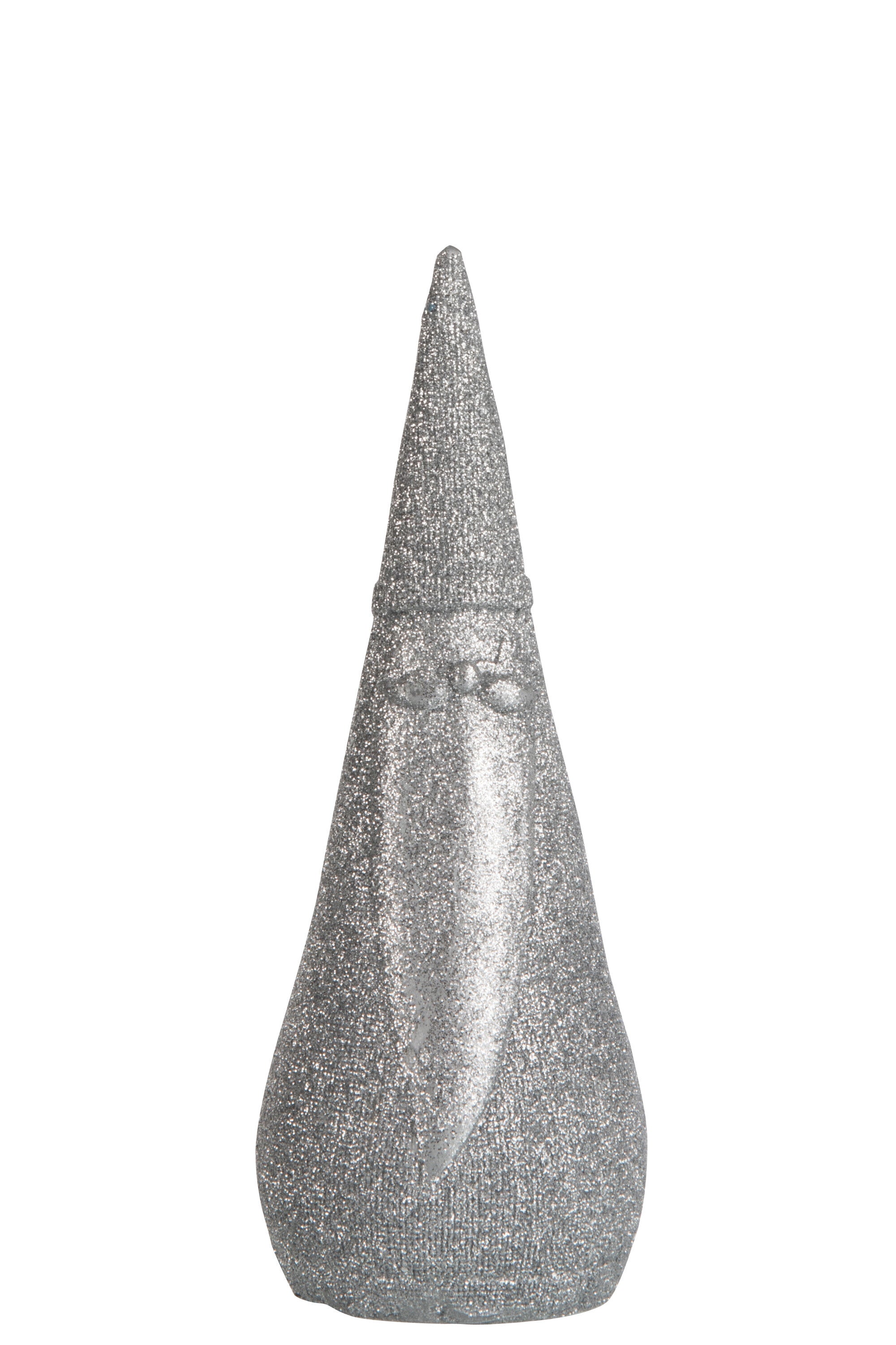 J-Line Kerstfiguren - poly - zilver - klein