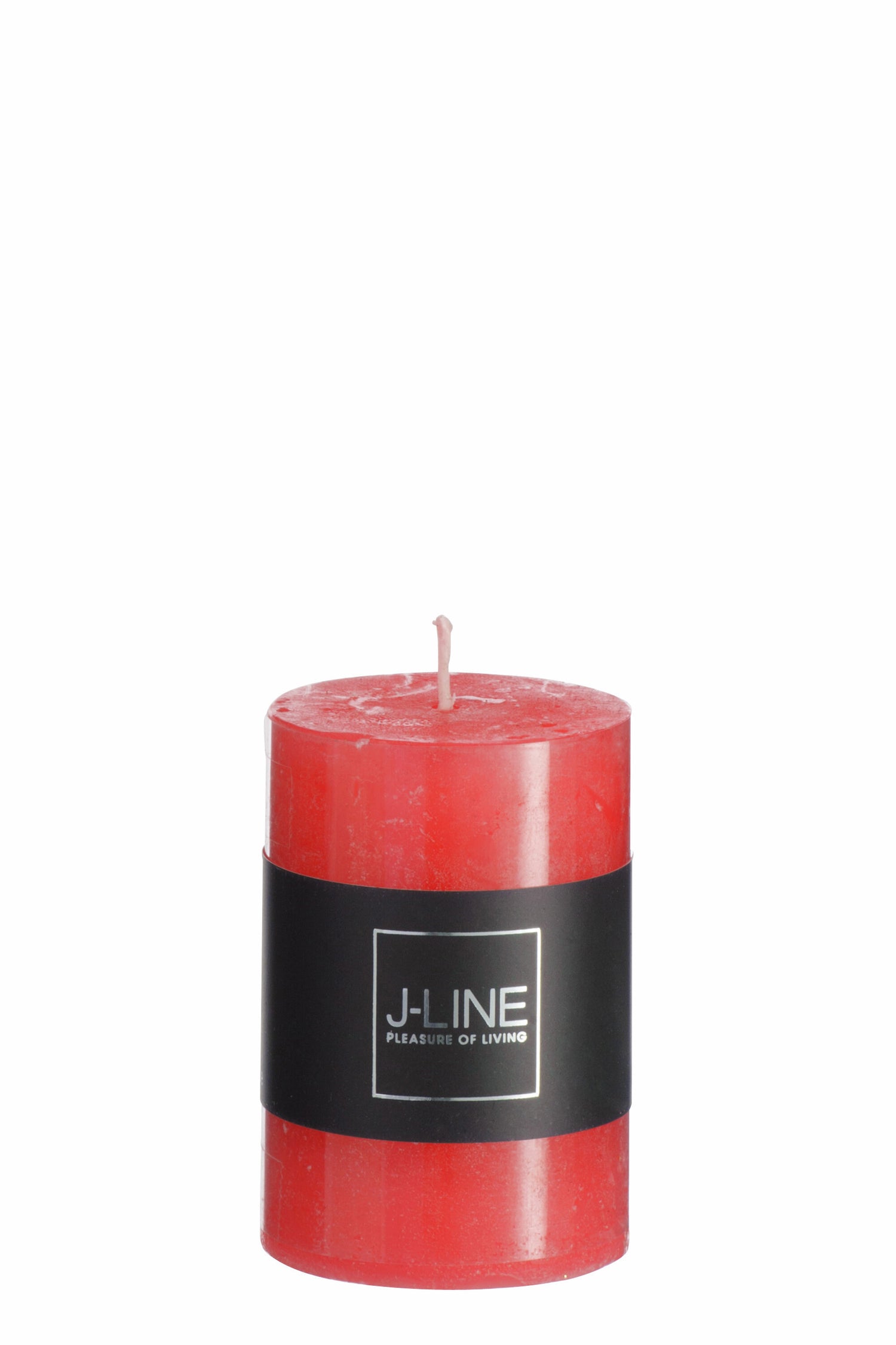 J-Line cilinderkaars - rood - S - 18U