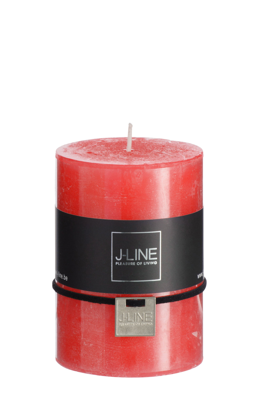 J-Line cilinderkaars - rood - M - 42U