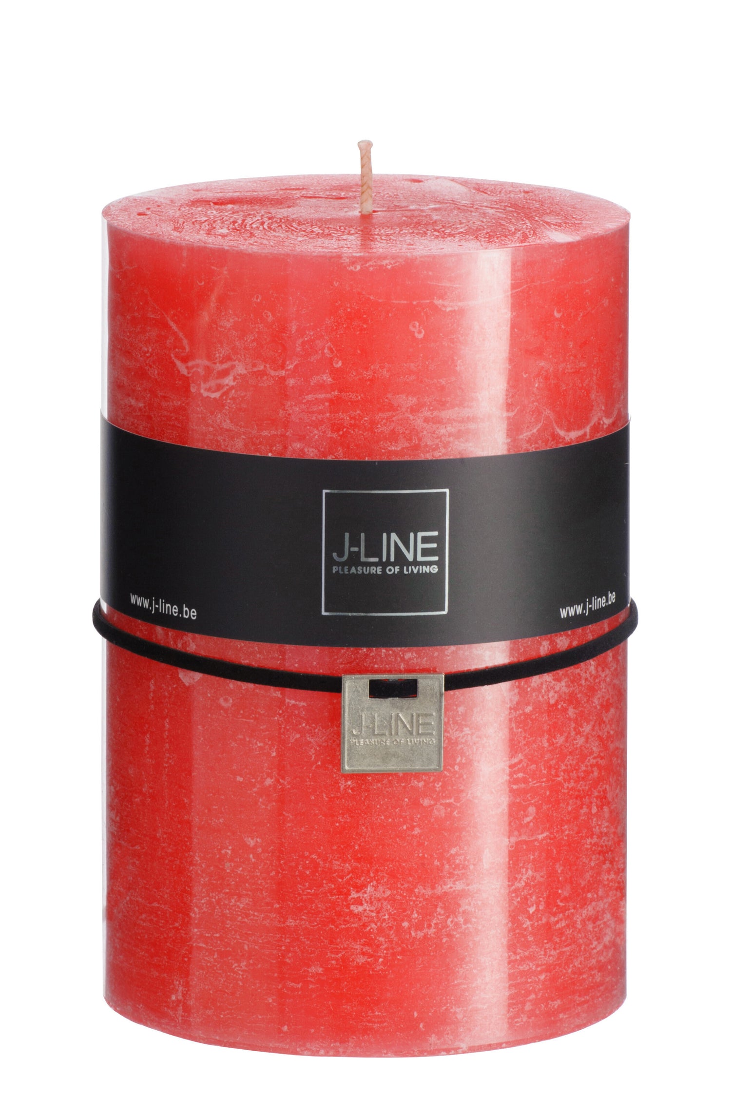 J-Line cilinderkaars - rood - XL - 110U