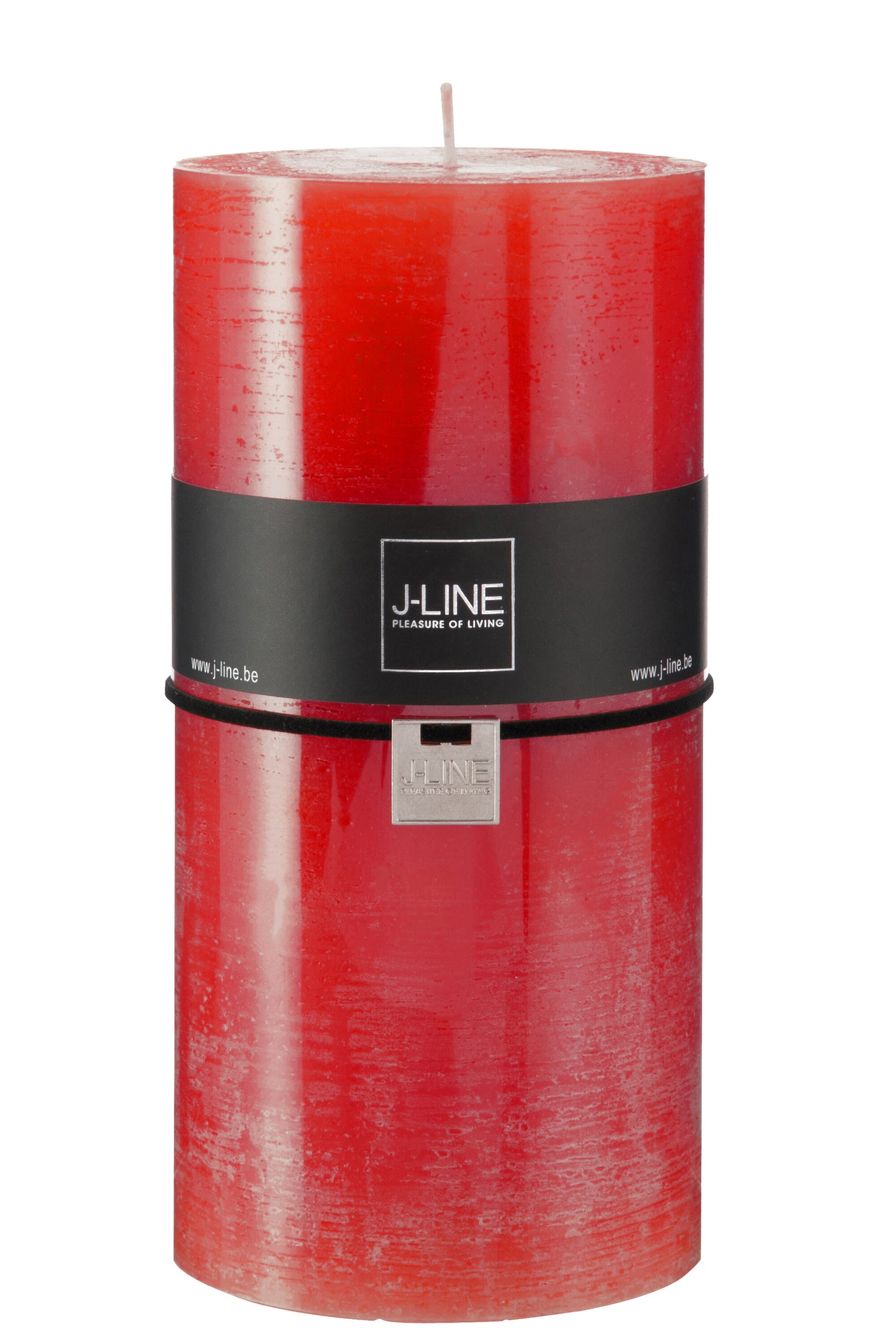 J-Line cilinderkaars - rood - XXL - 140U