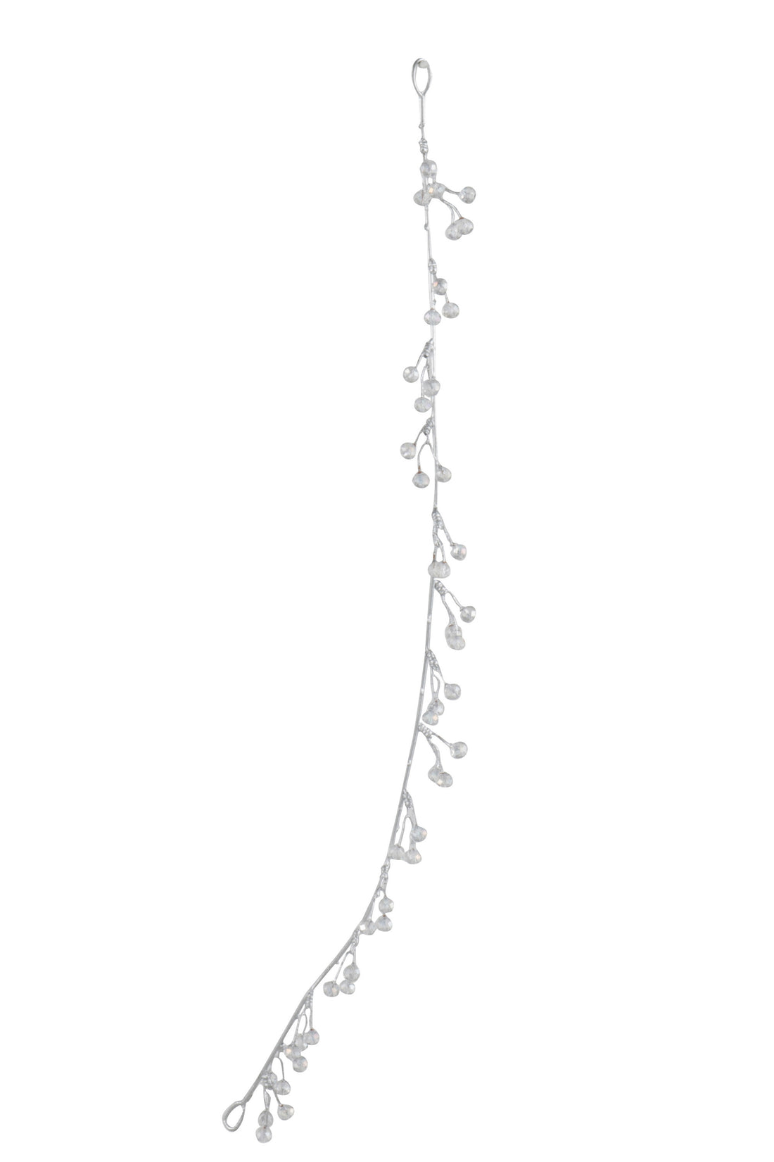 Guirlande Parels Plastic Transparant/Zilver