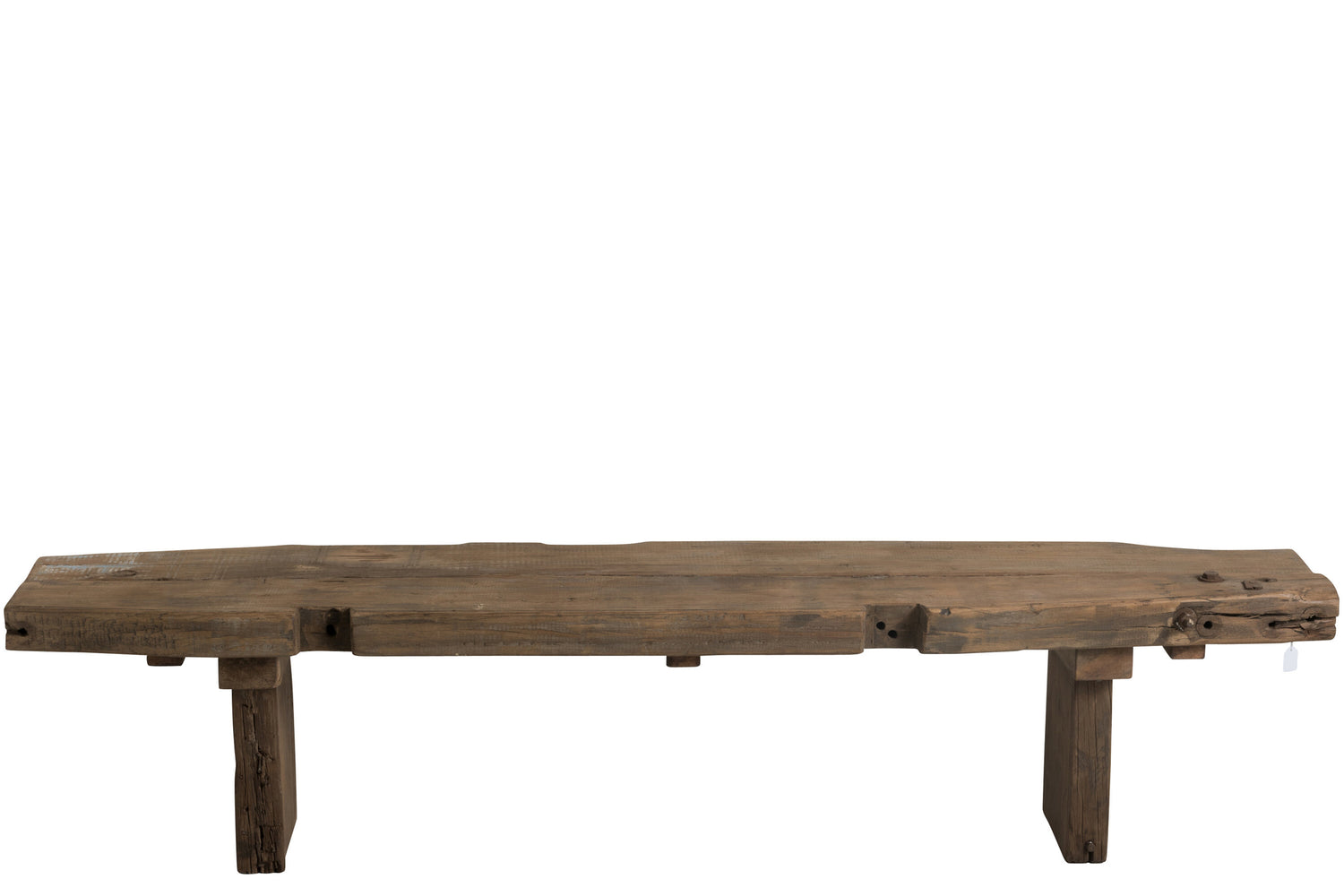Bank Ruw Gerecycled Hout Bruin