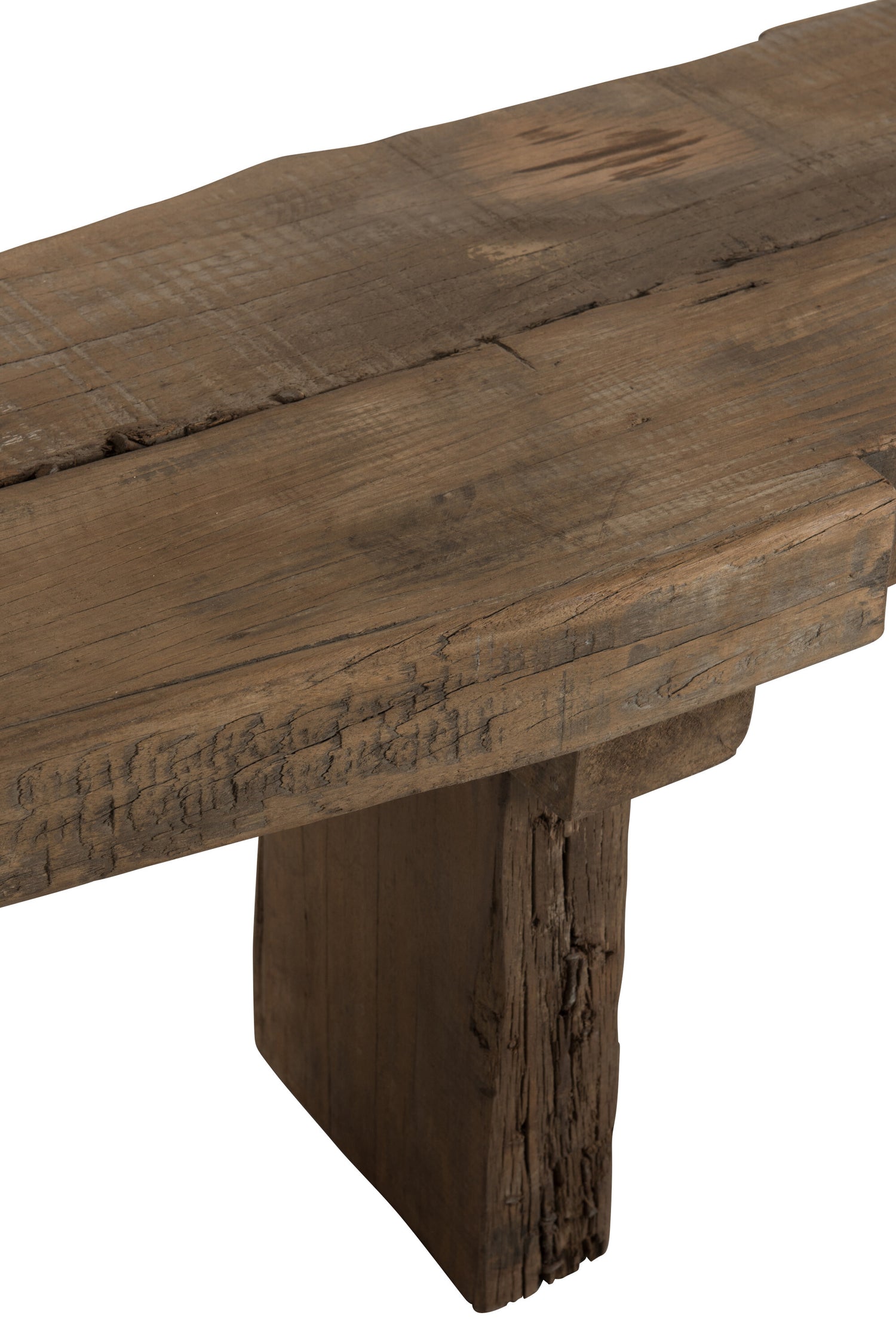 Bank Ruw Gerecycled Hout Bruin