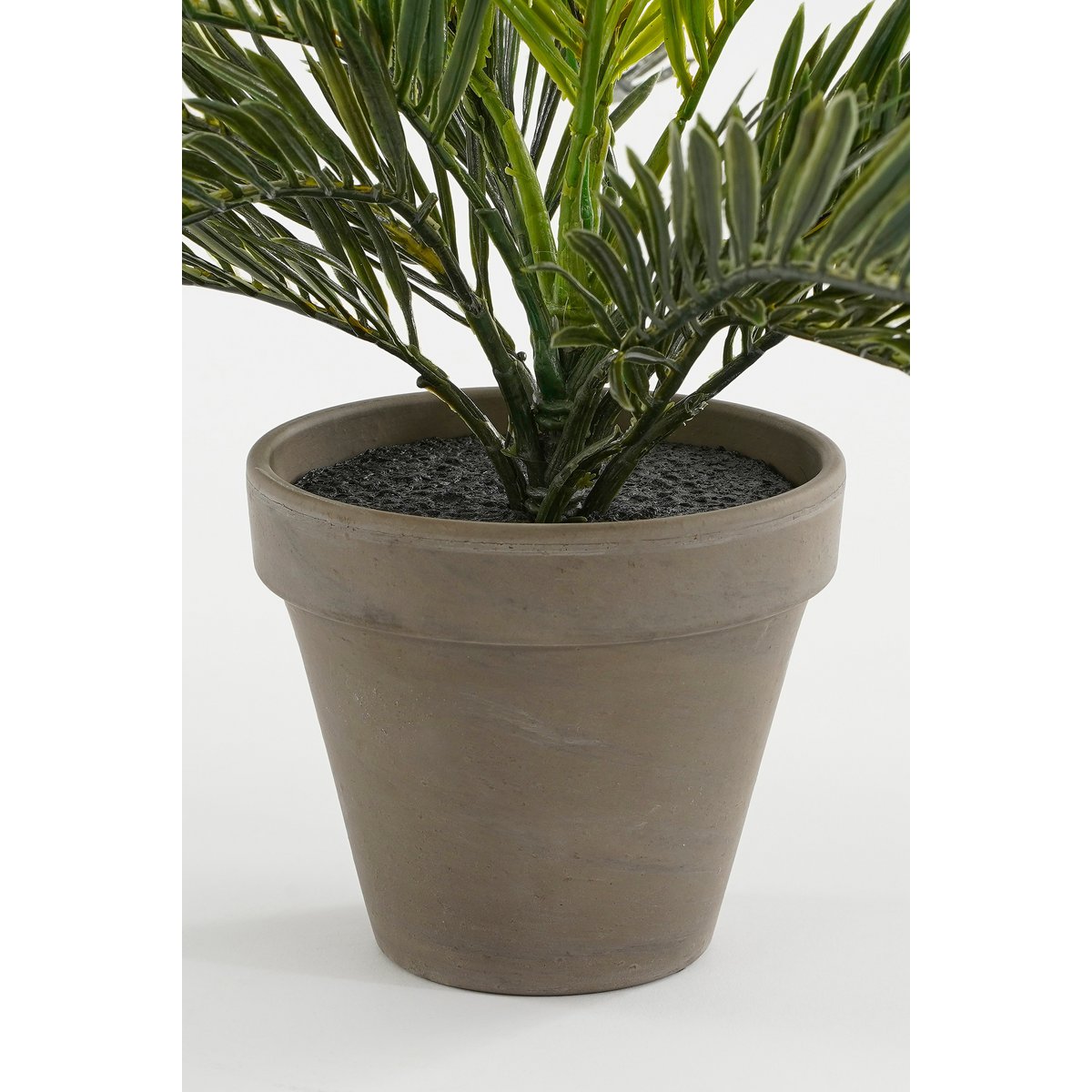 Cycas Palm Kunstplant in Bloempot Stan - H33 x Ø34 cm - Groen