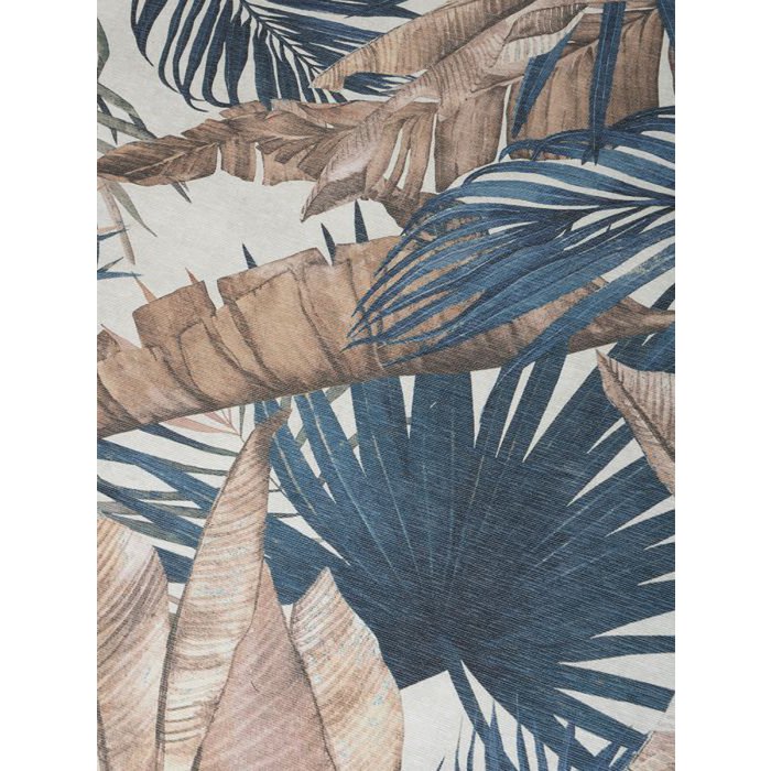 Vloerkleed Palm Blue 70 x 140 cm