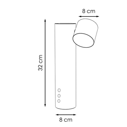 Lar Led Bureaulamp 5W Zwart - Lar Verstelbare