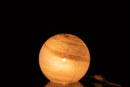 J-Line Lamp Dany Rond Glas Rose S