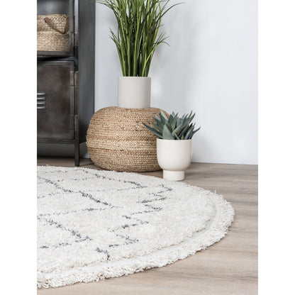 Vloerkleed Marrakesh Cream Rond ø160 cm