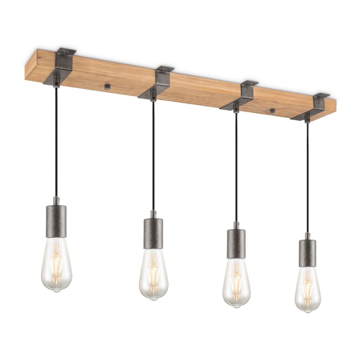 Hanglamp Denton - hout - 70x14x110cm