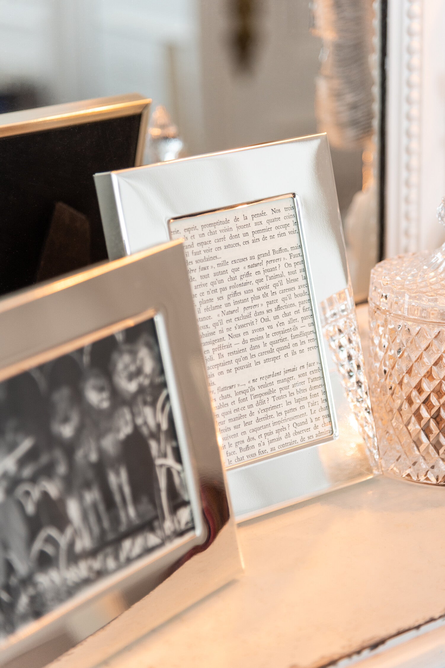 J-Line Fotolijst - Fotokader Brede Boord 10x15 Metaal Zilver S