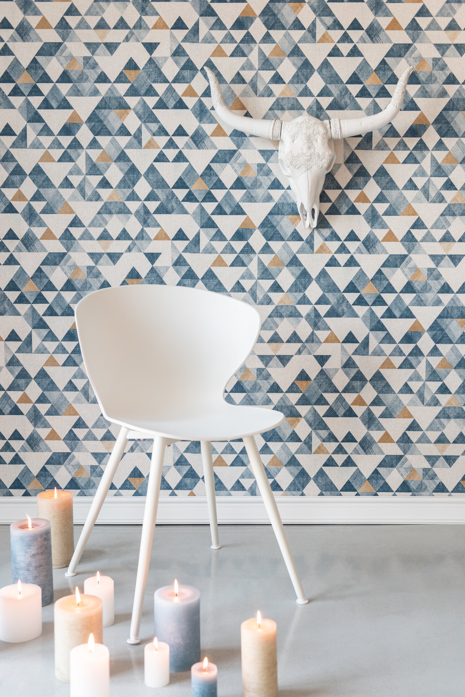 Cilinderkaars Wit -80H J Line