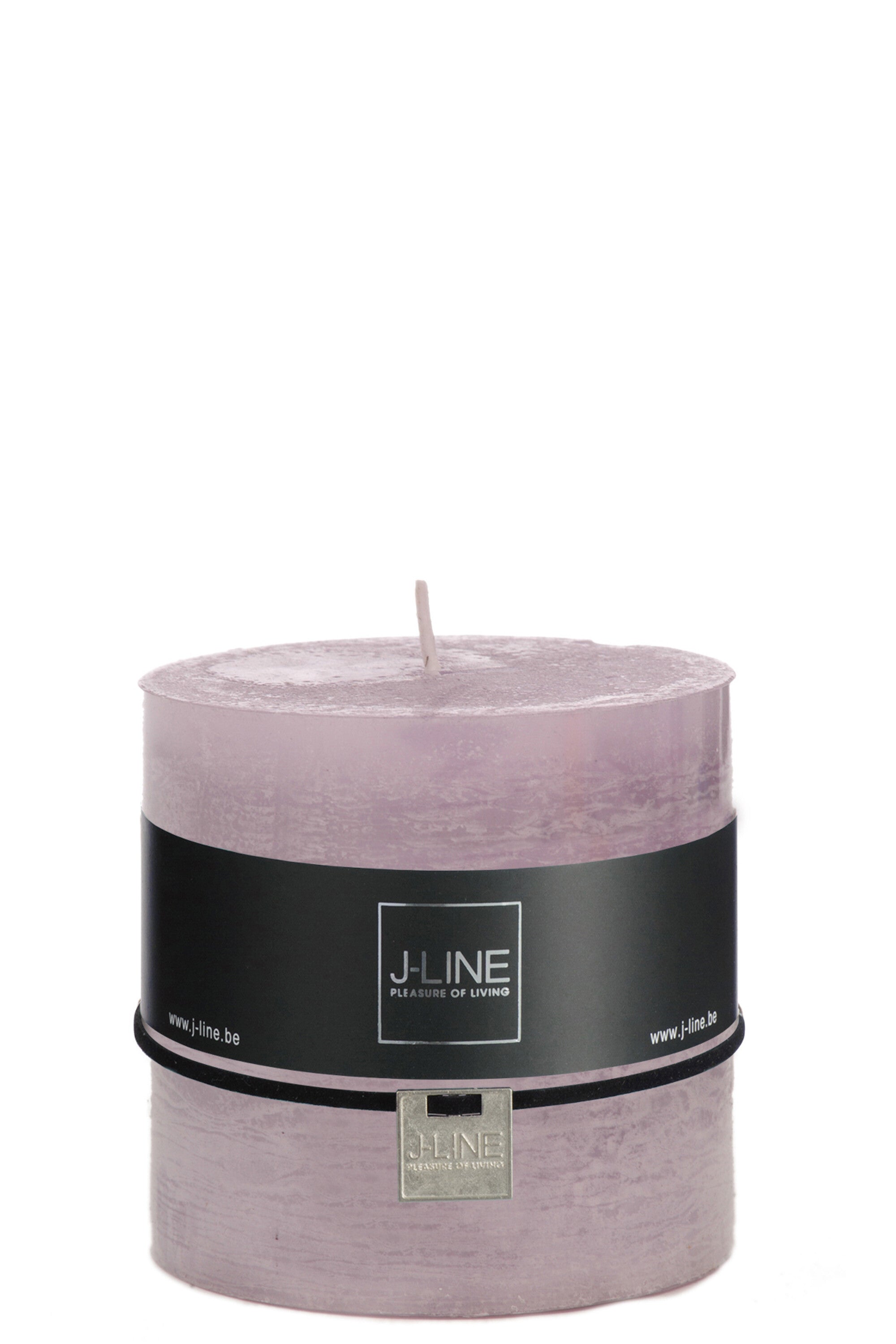 J-Line cilinderkaars - lavendel - 80u