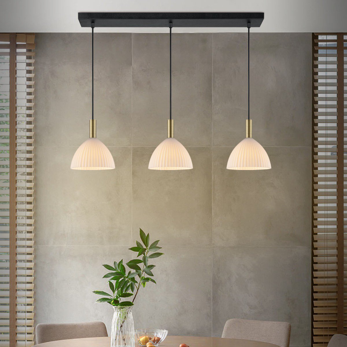 Hanglamp Credo - Messing - 70x18x125cm