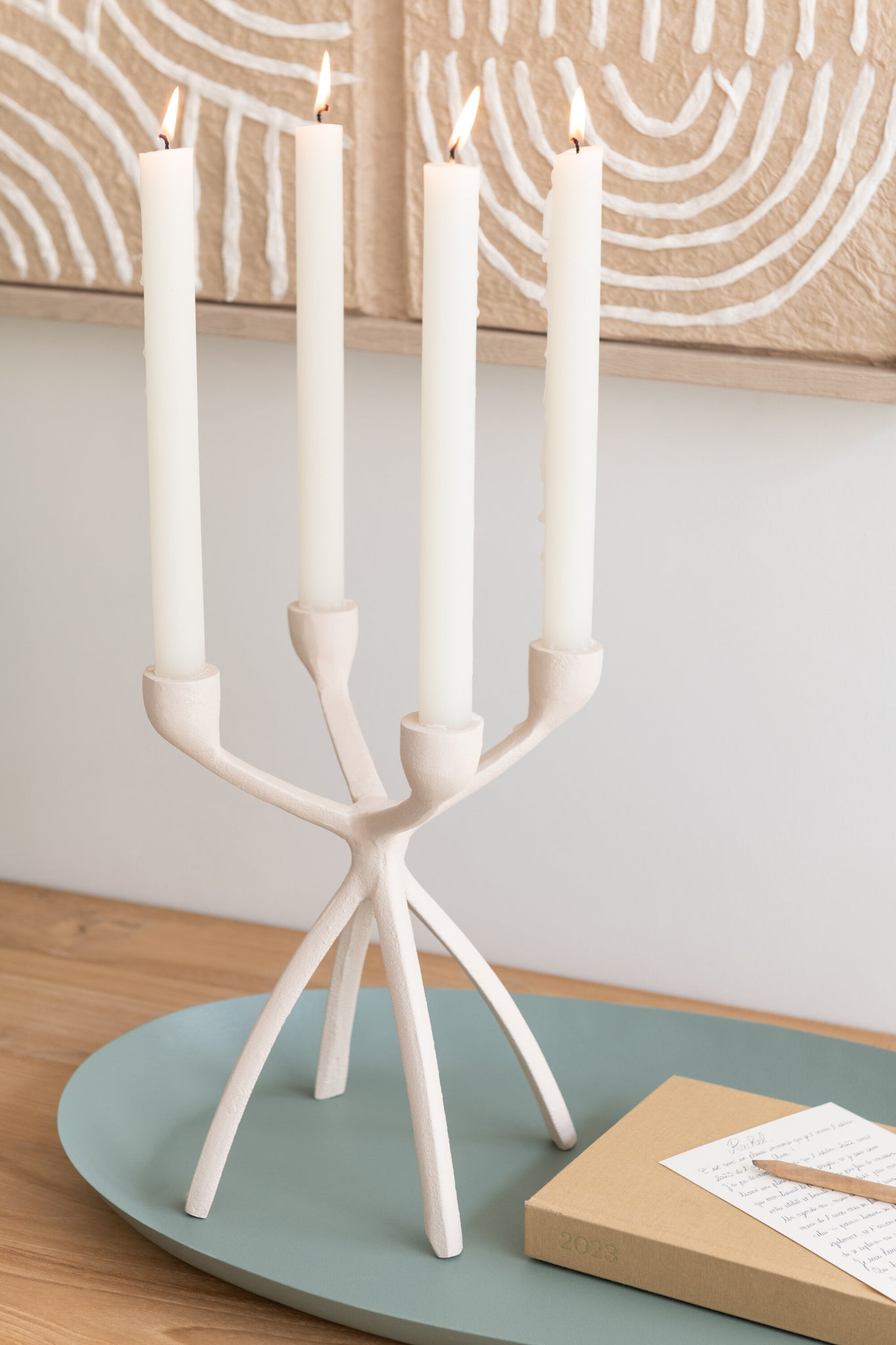 Box 6 Table Candle Vanilla -13H