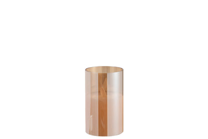 J-Line Ledlamp Blinkend Glas Goud Small