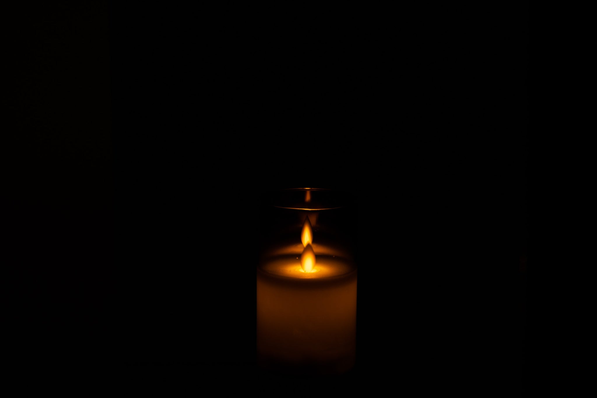 Ledlamp Schijnend Glas Grijs Klein