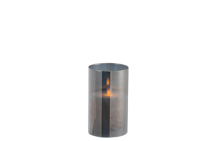Ledlamp Schijnend Glas Grijs Klein