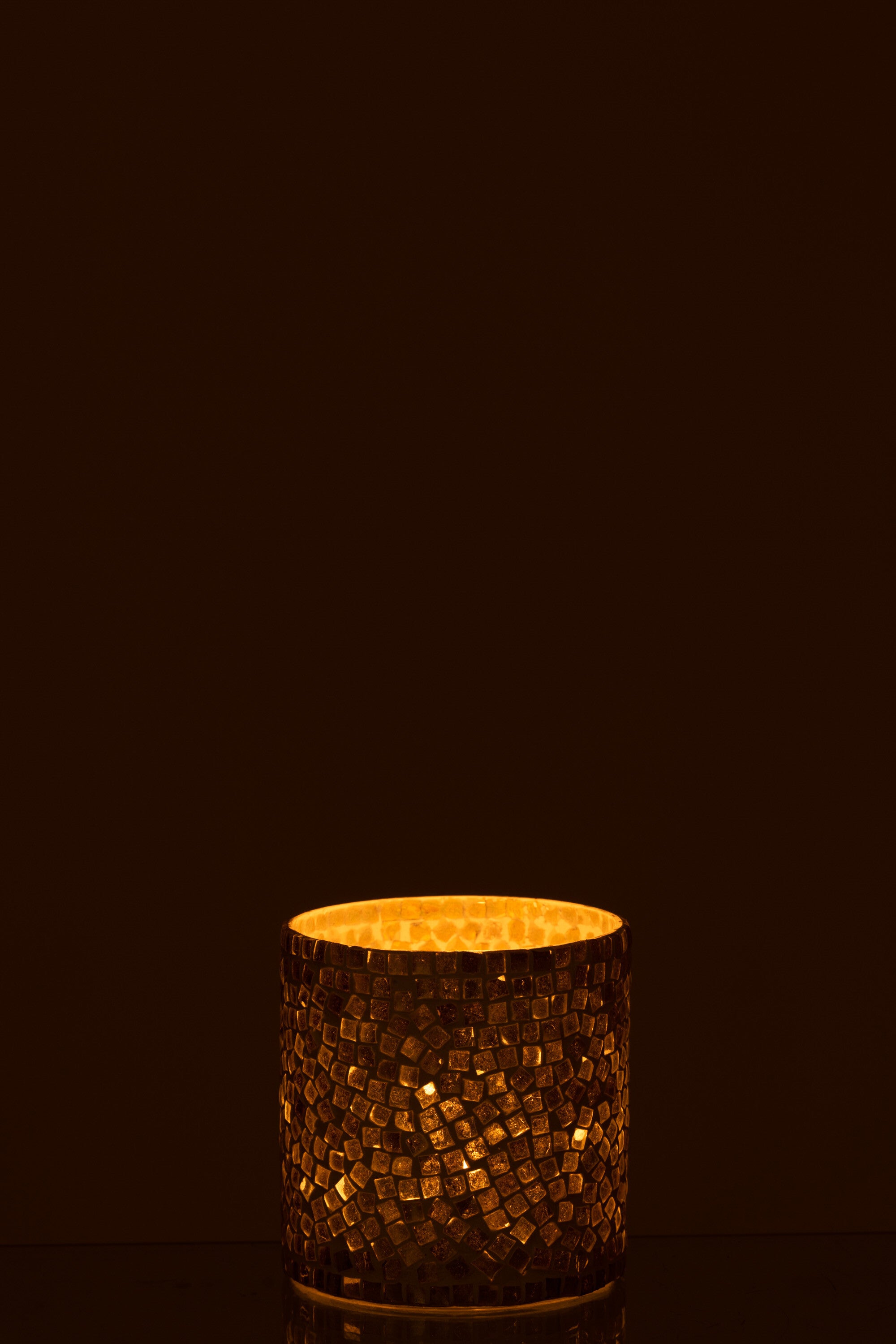 Orkaan Mozaïekglas Wit/Zilver Klein