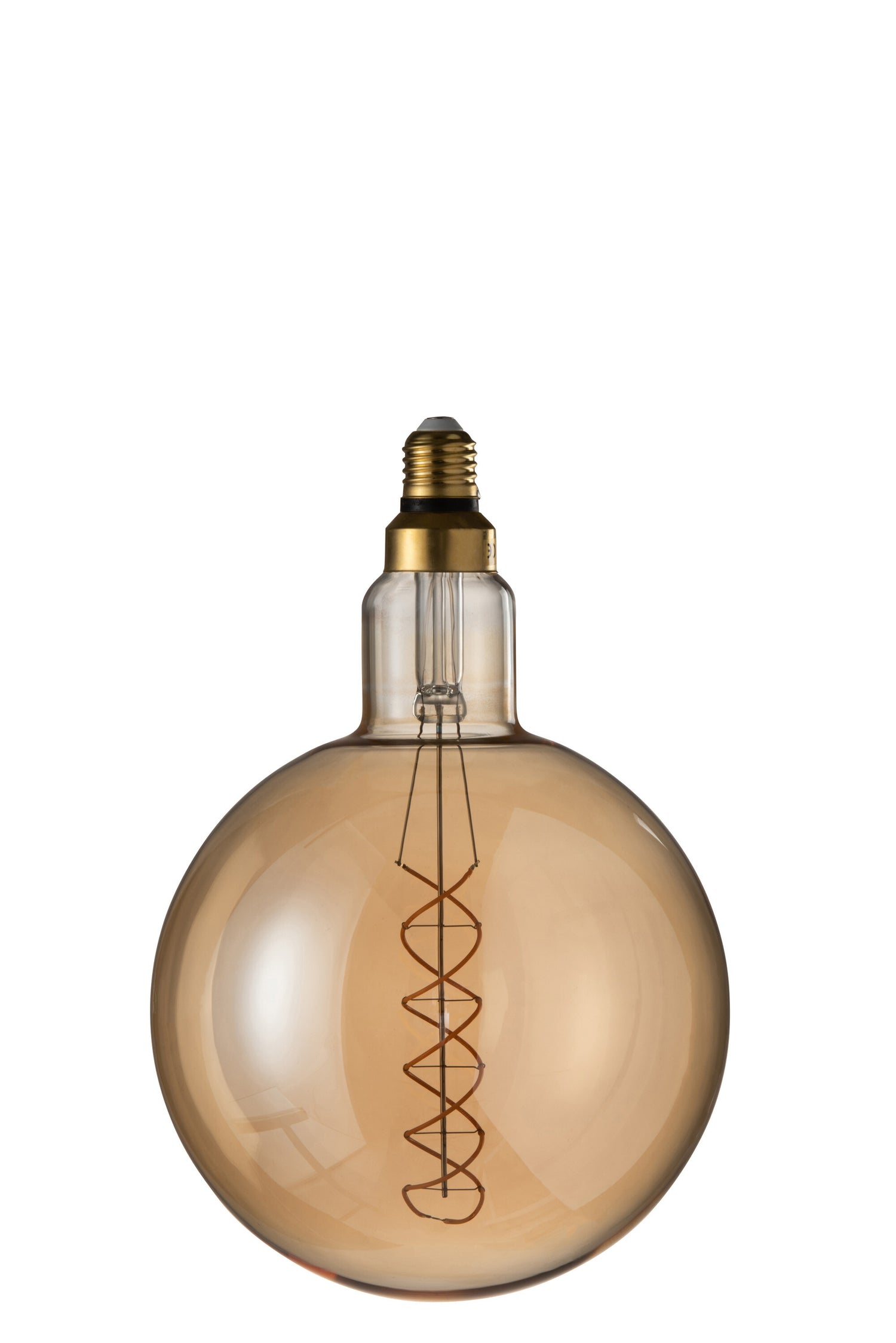 Ledlamp Amber G200 Dubbele Spiraal E27