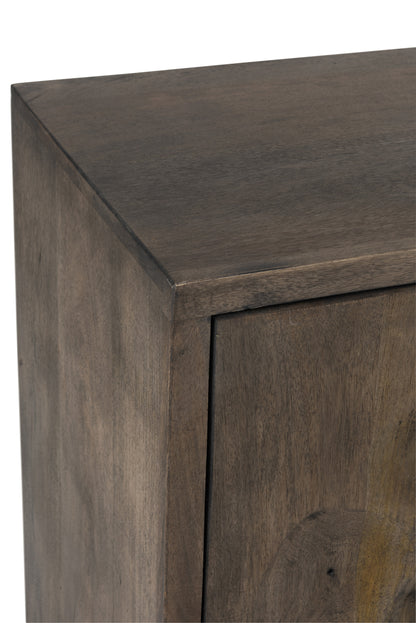 Kast 2 deuren Etnisch Mangohout Bruin