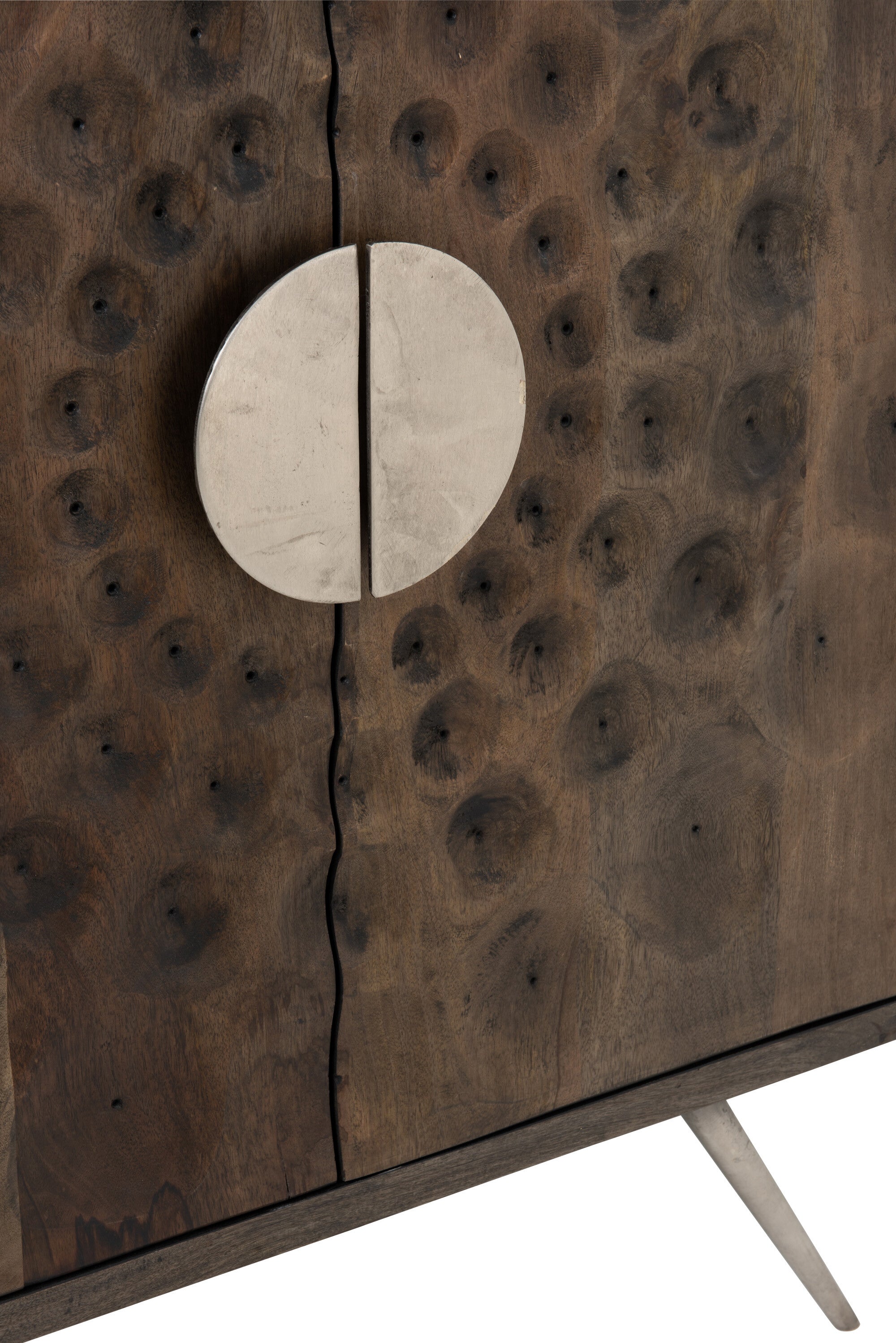 Kast 2 deuren Etnisch Mangohout Bruin