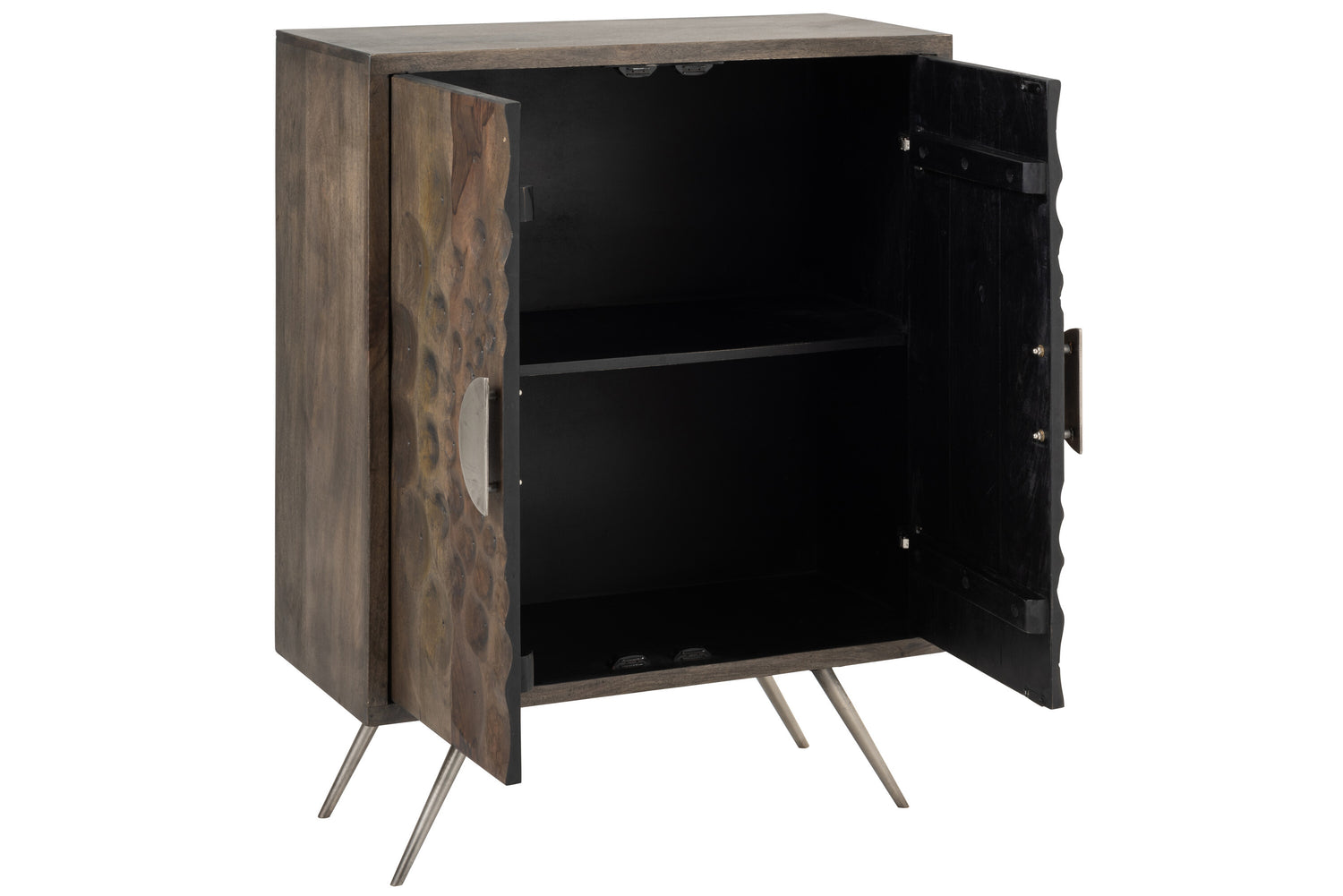 Kast 2 deuren Etnisch Mangohout Bruin