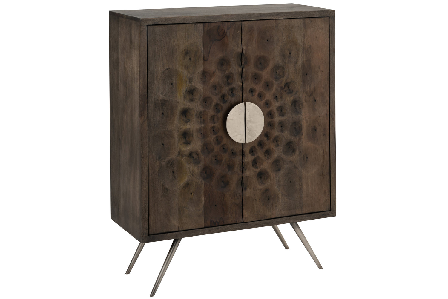 Kast 2 deuren Etnisch Mangohout Bruin