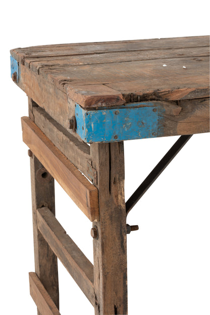 Console Oud Gerecycled Hout Bruin