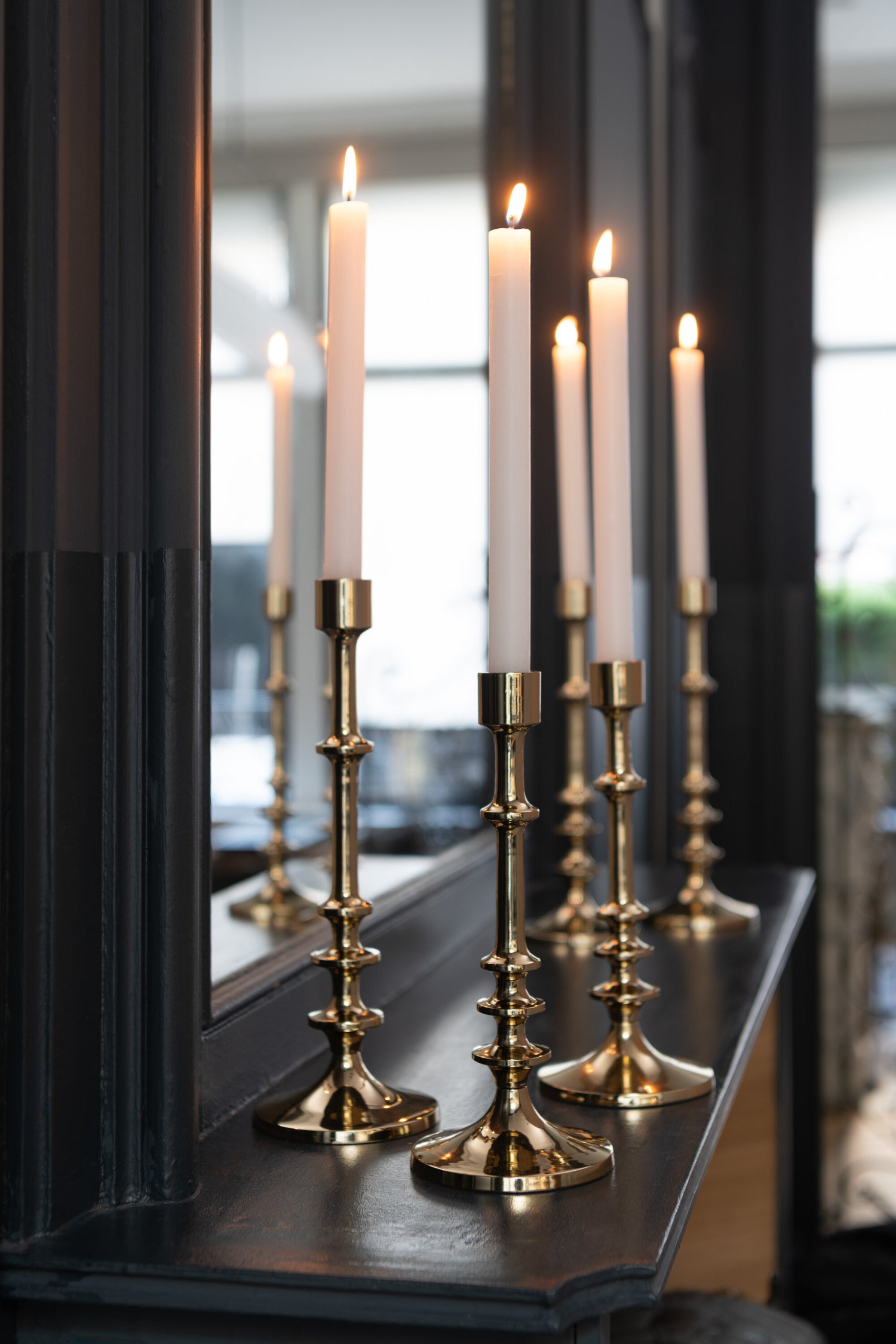 J-Line Kandelaar Woondecoratie – metaal – goud