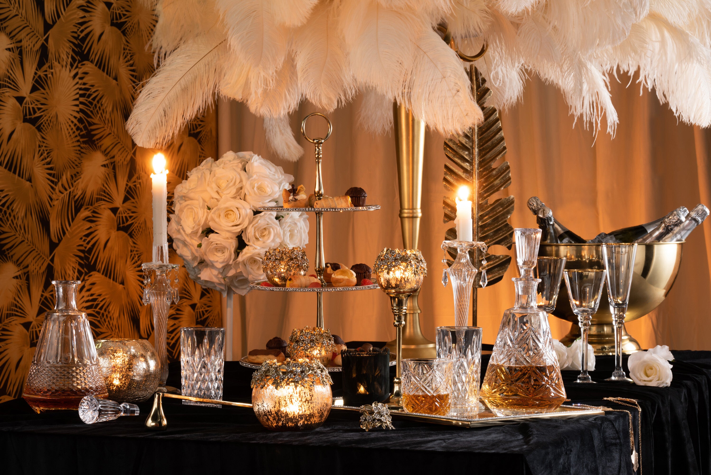 Champagnecoupe Messing Glanzend Goud