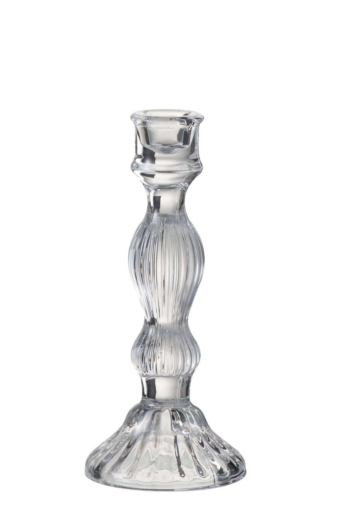 J-Line Kandelaar Bol Glas Transparant Large