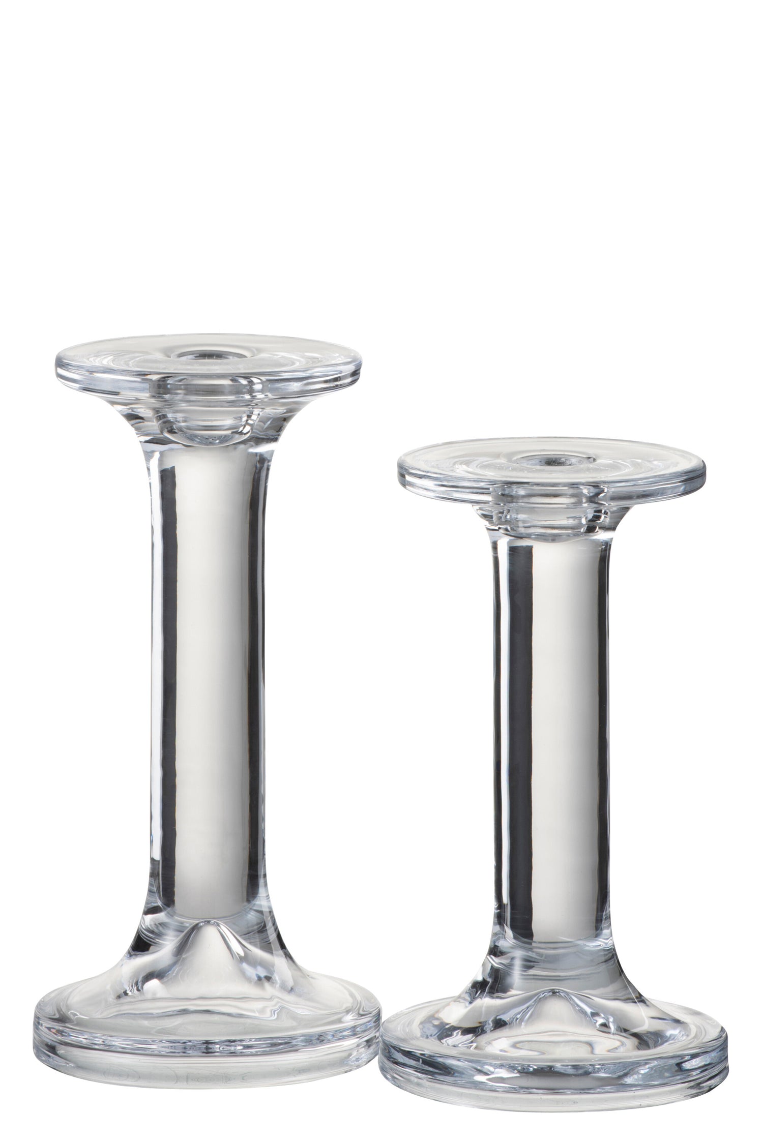 J-Line Kandelaar Effen Glas Transparant Large