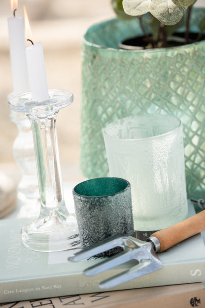 J-Line Kandelaar Effen Glas Transparant Large