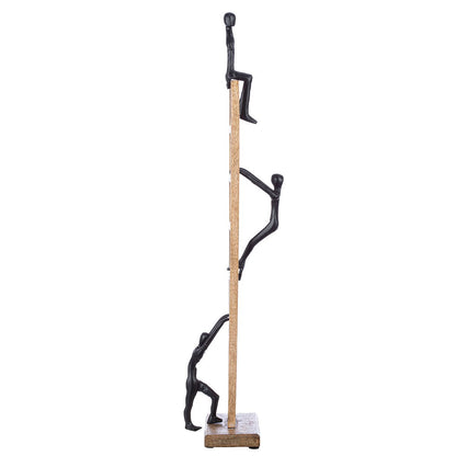 Sculptuur Ladder, natuurlijke kleur H.82 cm