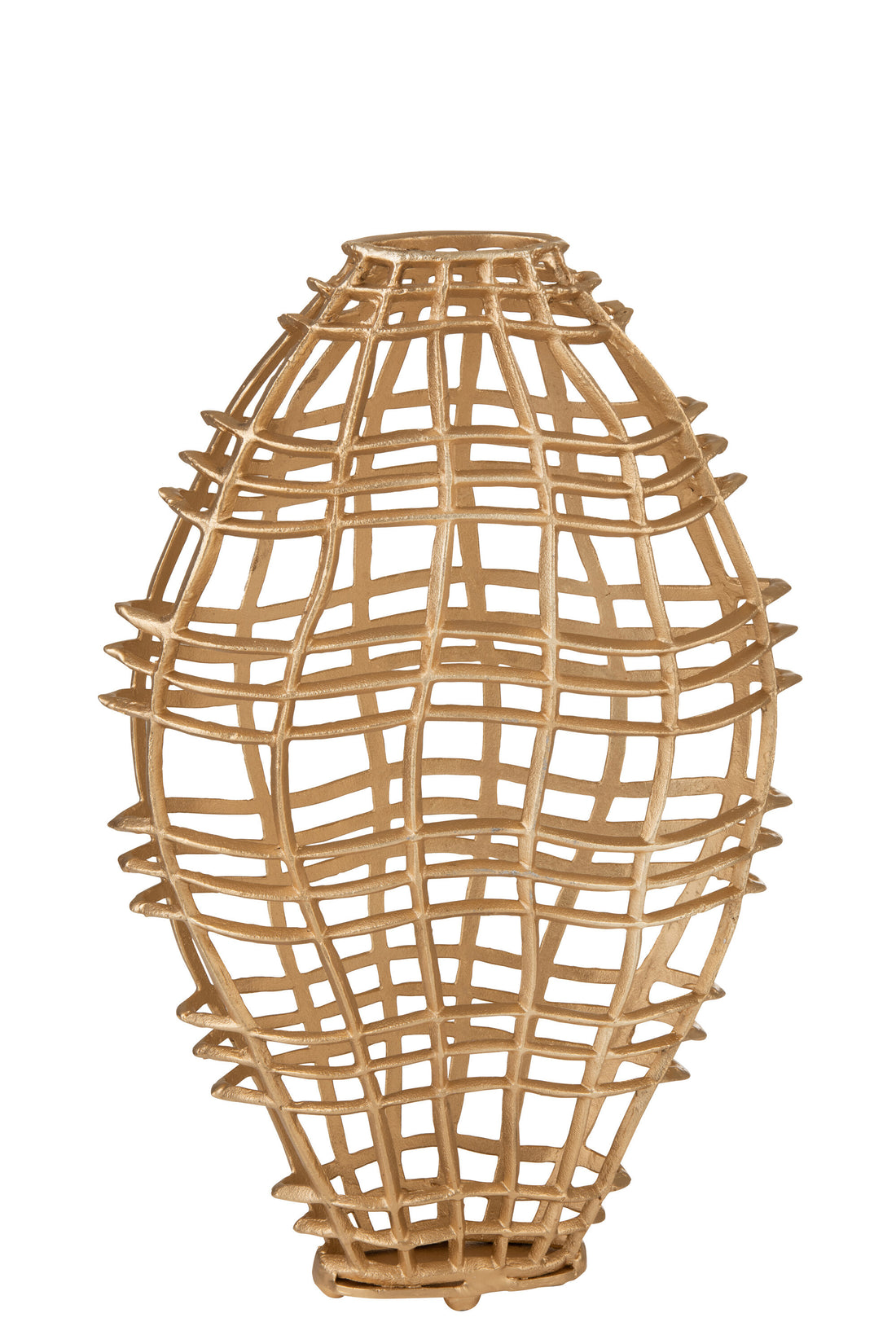 Vaas Deco Bars Aluminium Goud Groot