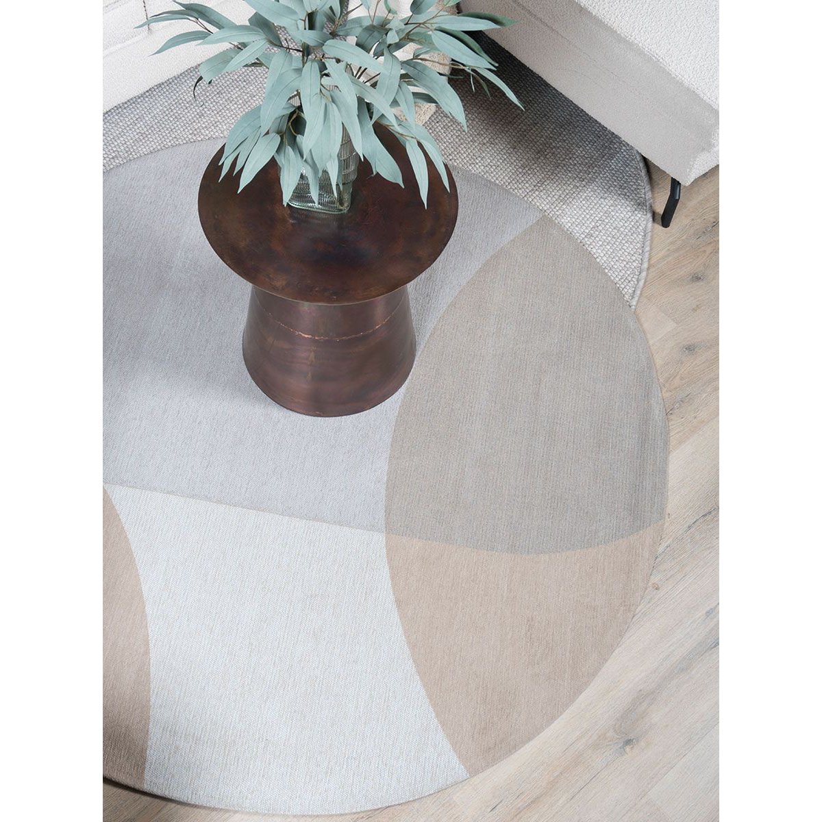 Vloerkleed Eli Beige ø200 cm