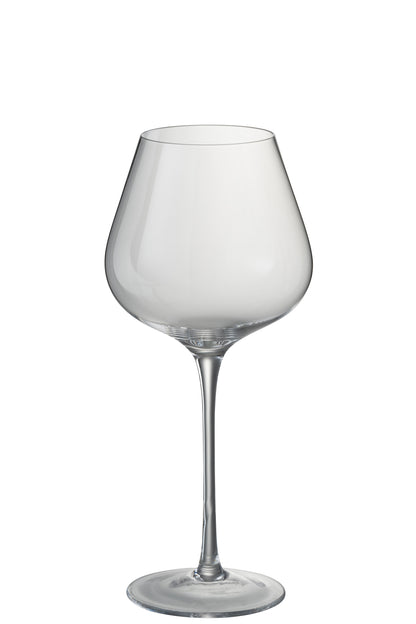 J-Line Drinkglas Breed Witte Wijn Kristalglas Transparant