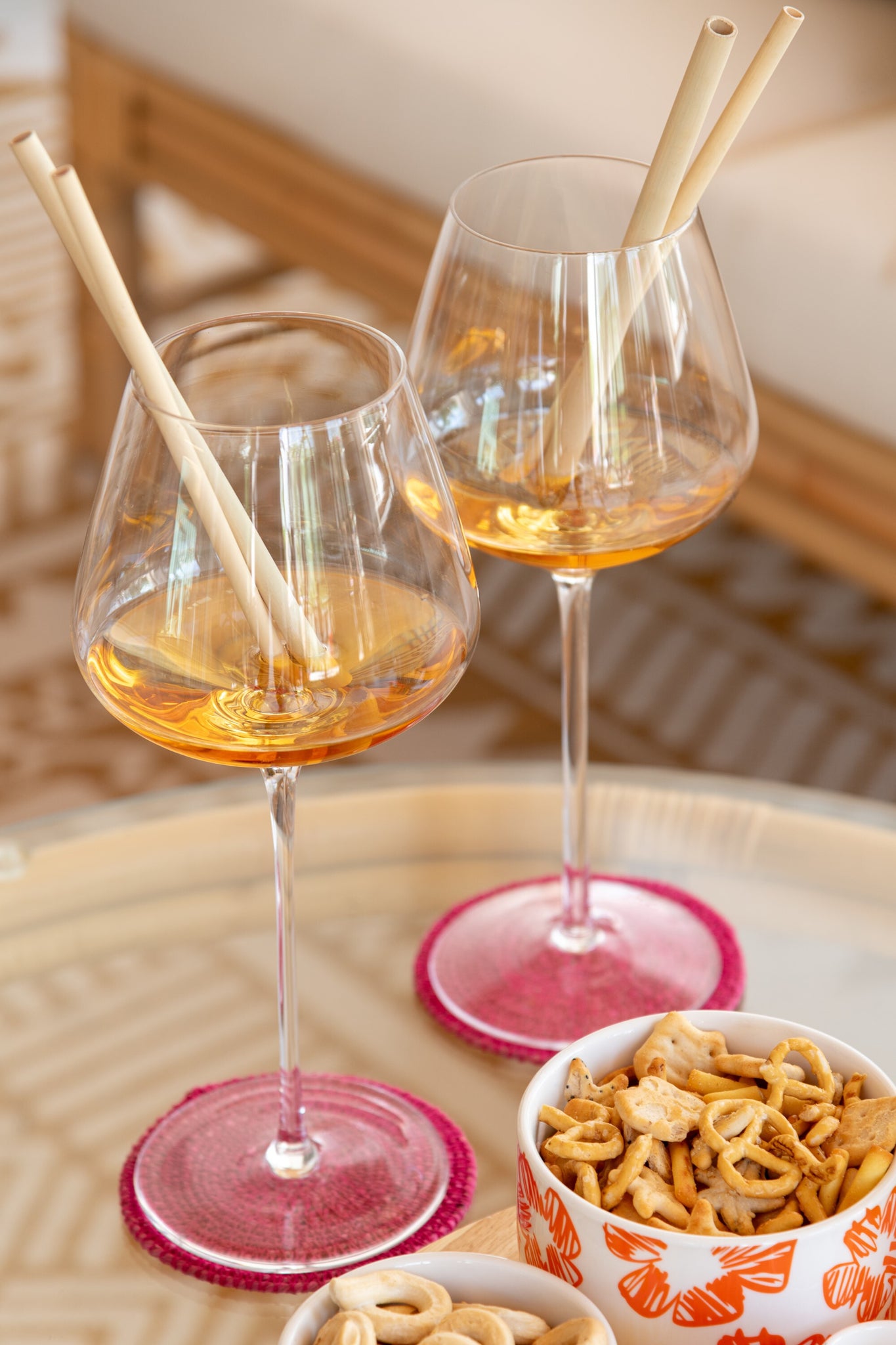 J-Line Drinkglas Breed Rode Wijn Kristalglas Transparant
