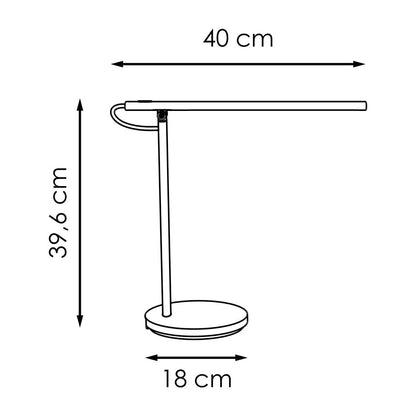 Dox Led Bureaulamp 5W Zwart - Verstelbare
