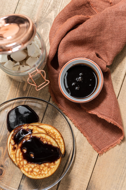 Glazen Bel Bon Appetit Rond Glas Transparant/Koper