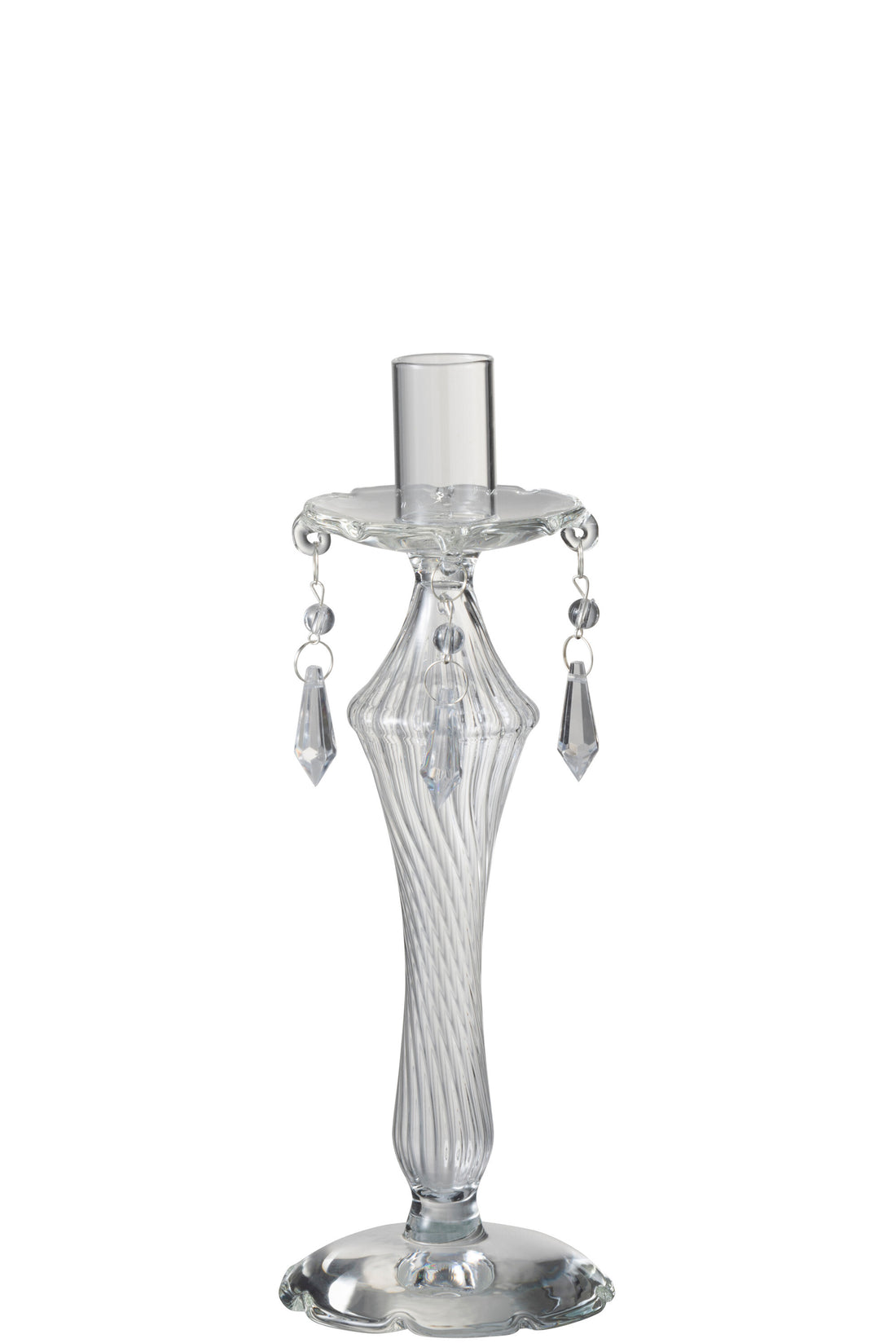 Kaarsenhouder Parelglas Transparant Klein