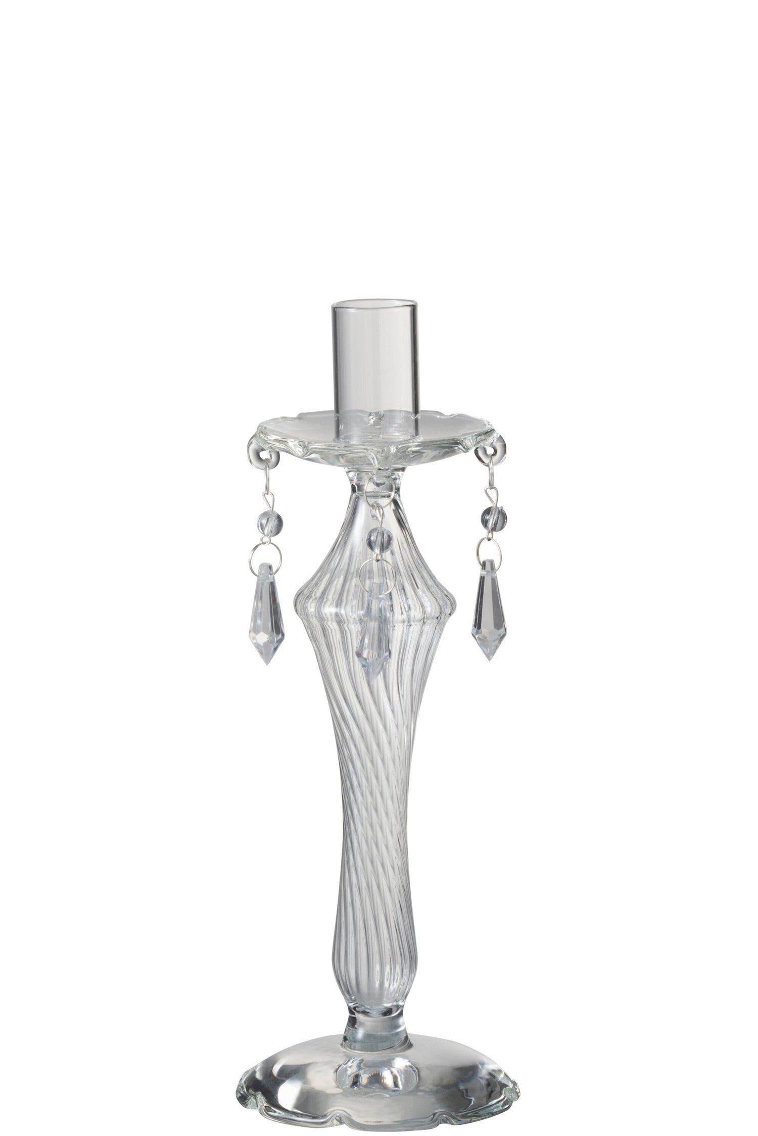 Kaarsenhouder Parelglas Transparant Klein