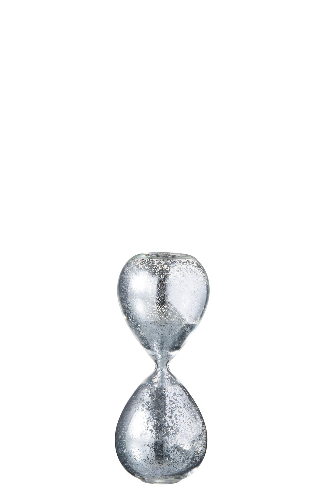 Zandloper Parel Glas Zilver Klein