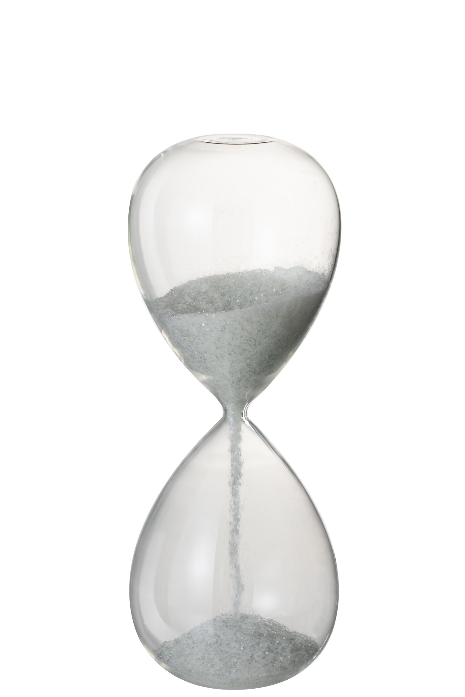 Zandloper Parels Glas Wit Groot