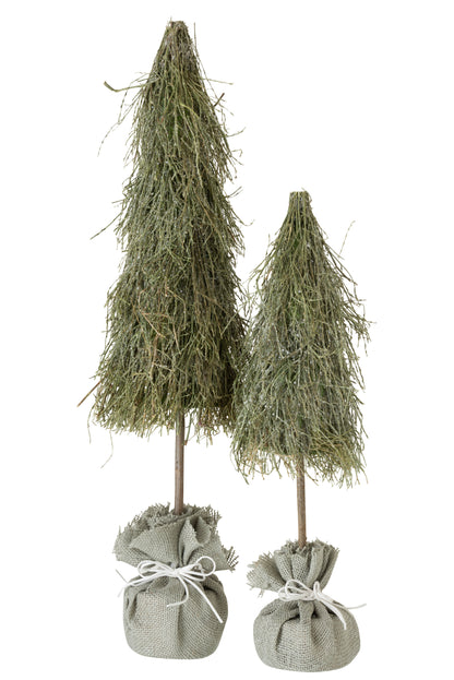 J-Line Kerstboom Deco Takken Groen Groot