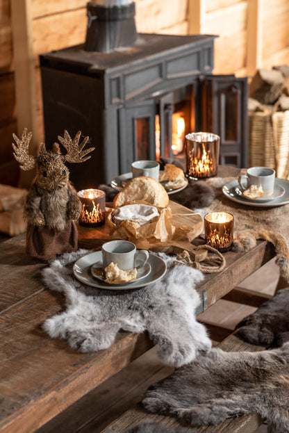Elk Staande Stro Bruin Groot Assortiment Van 2