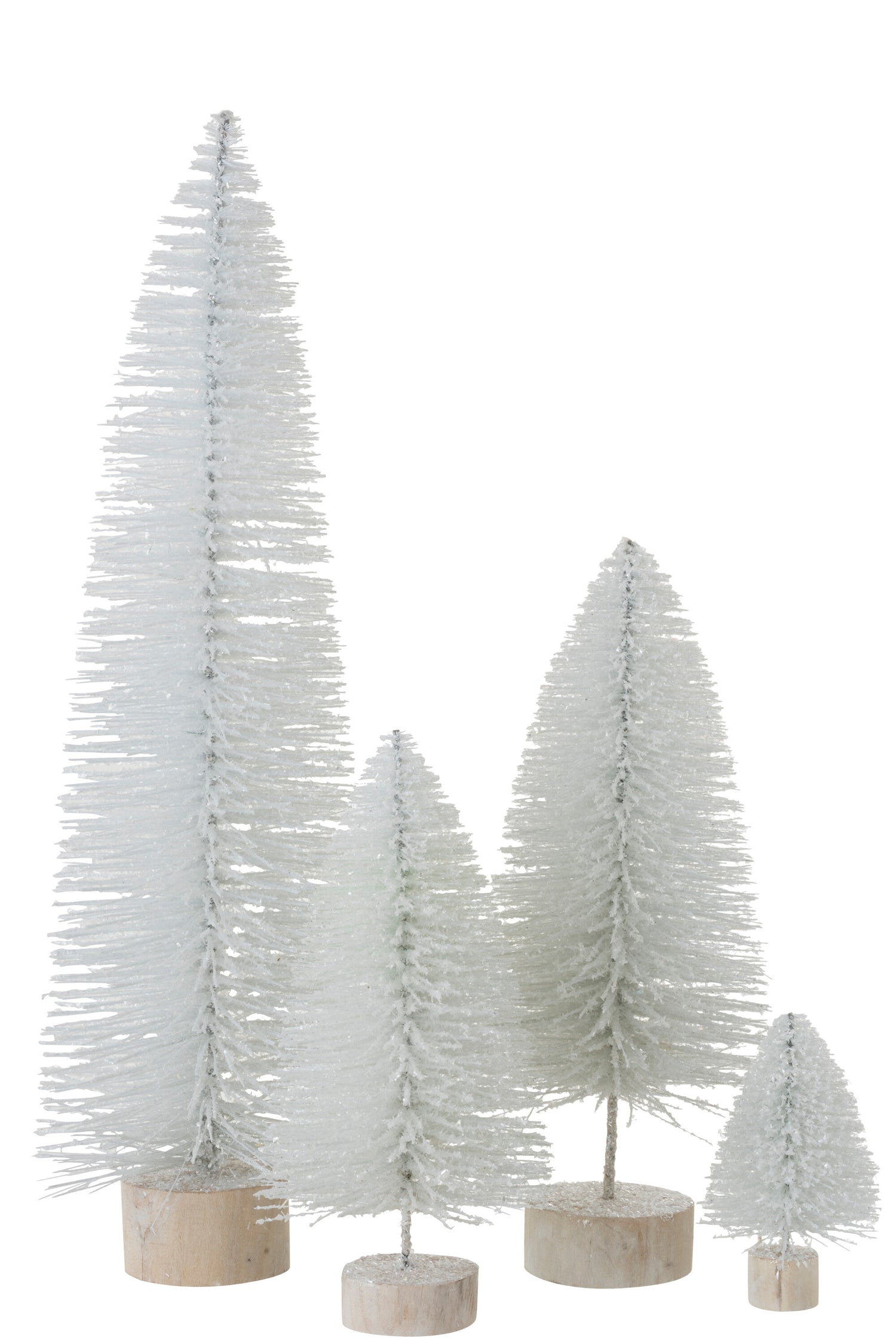 J-Line Christmas Tree Deco Glitter White Extra Large