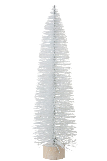 J-Line Christmas Tree Deco Glitter White Extra Large