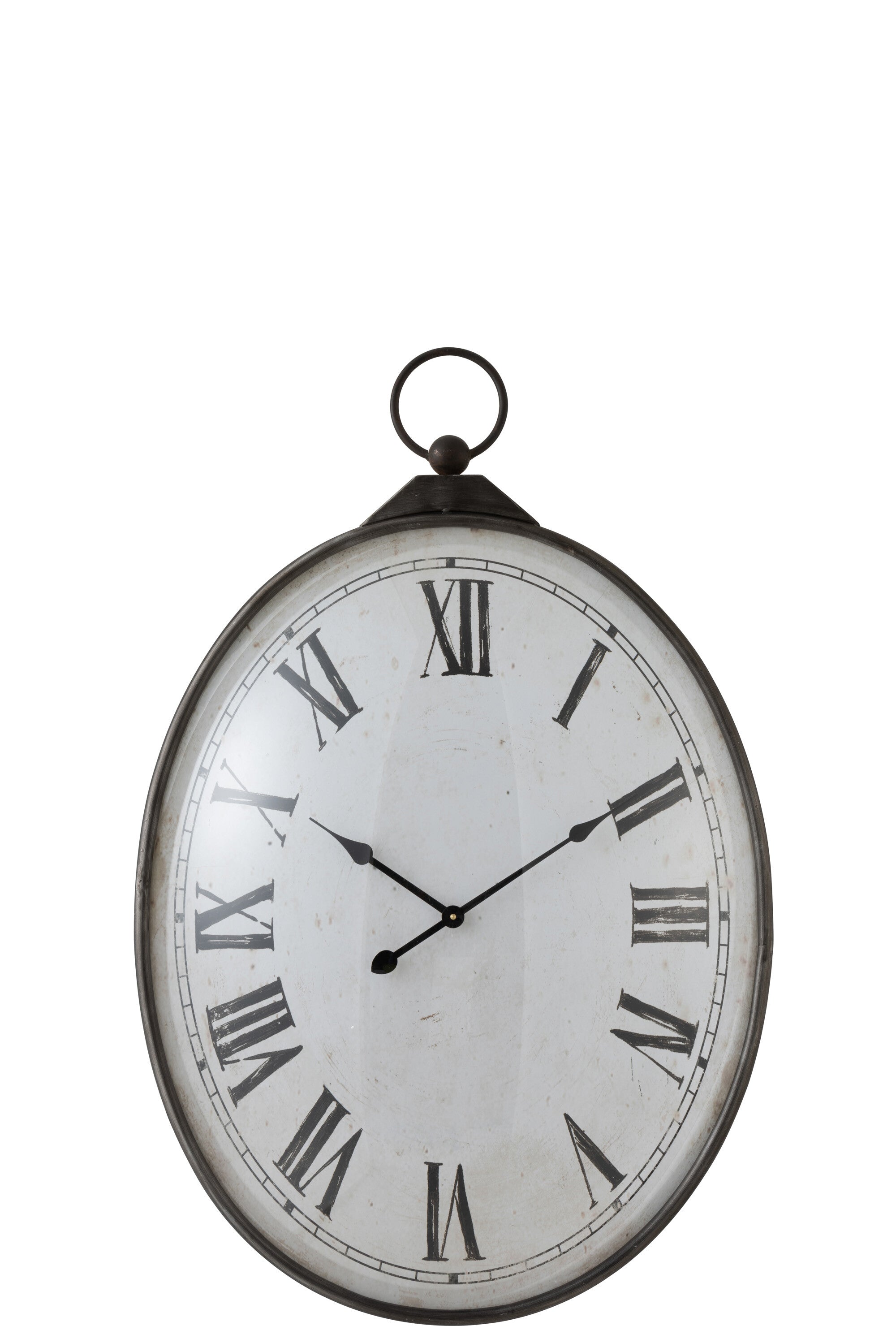 Klok Romeinse Num Ovaal Met Bl